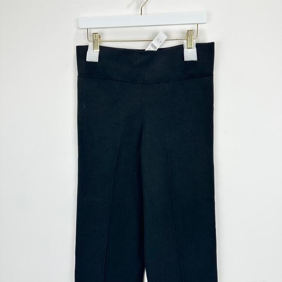 J.Crew Tall Delaney Kickout Sweater Pant Stretch Knit Pintuck Black Large NWT - Picture 7 of 15